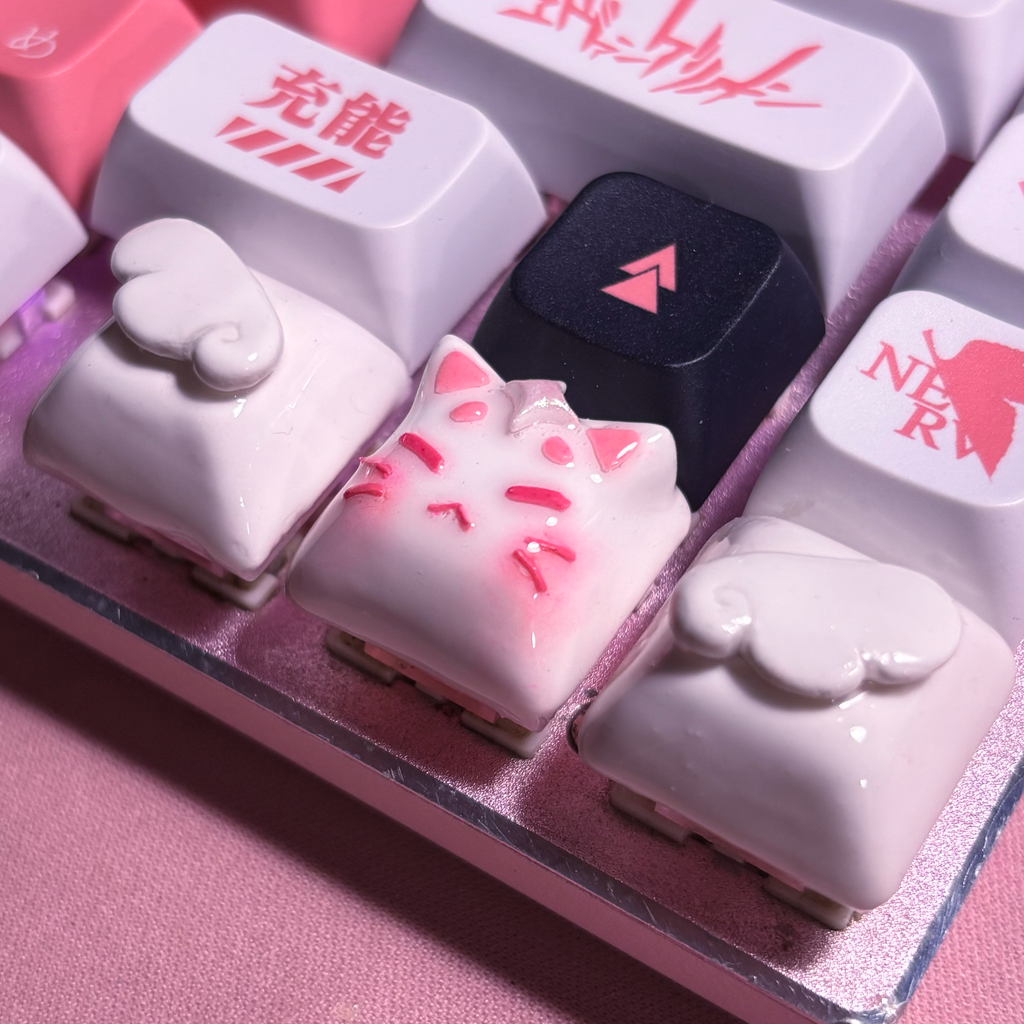 Angel Kitty keycap